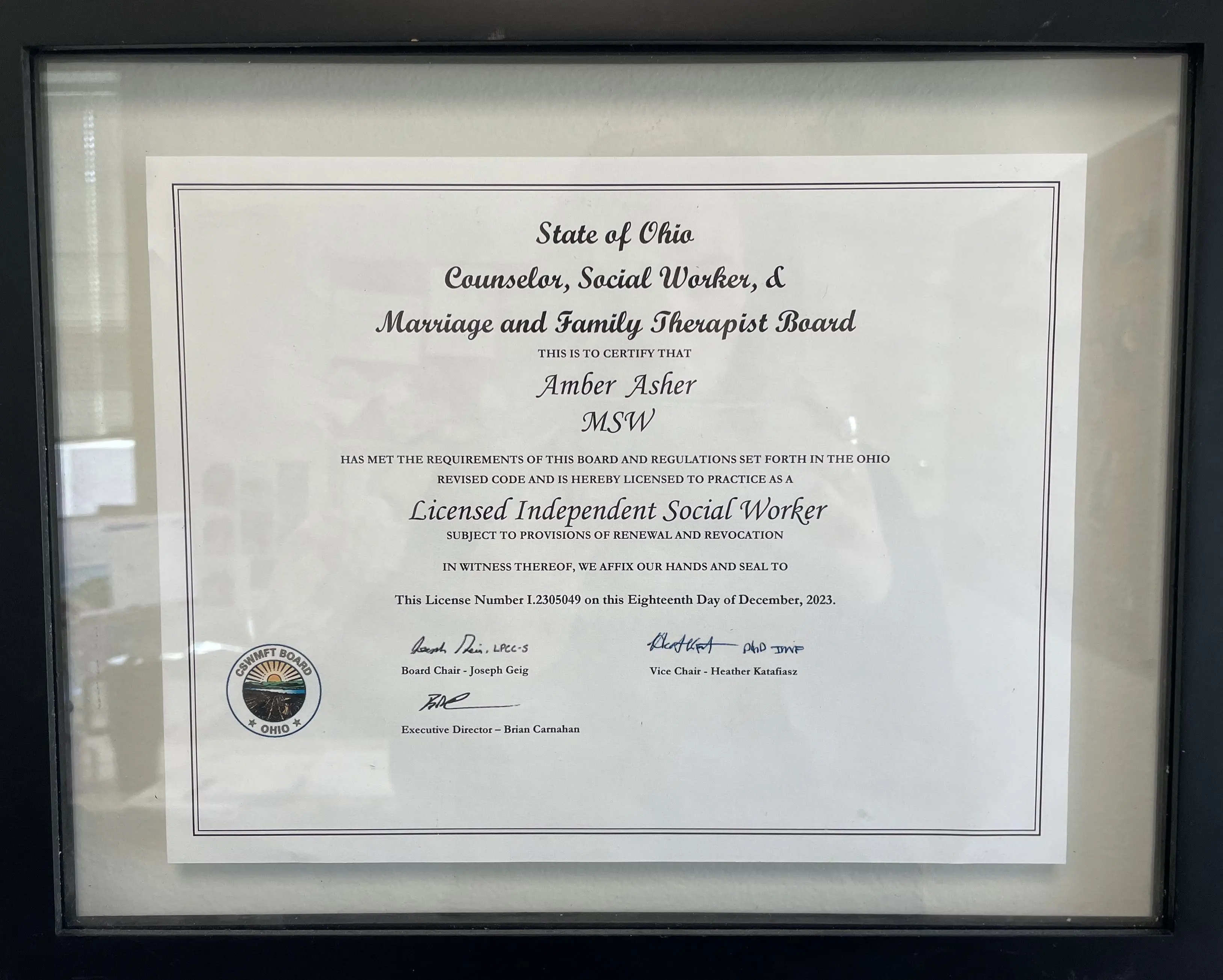 Certification Certification