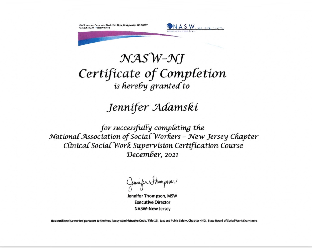 Certification Certification