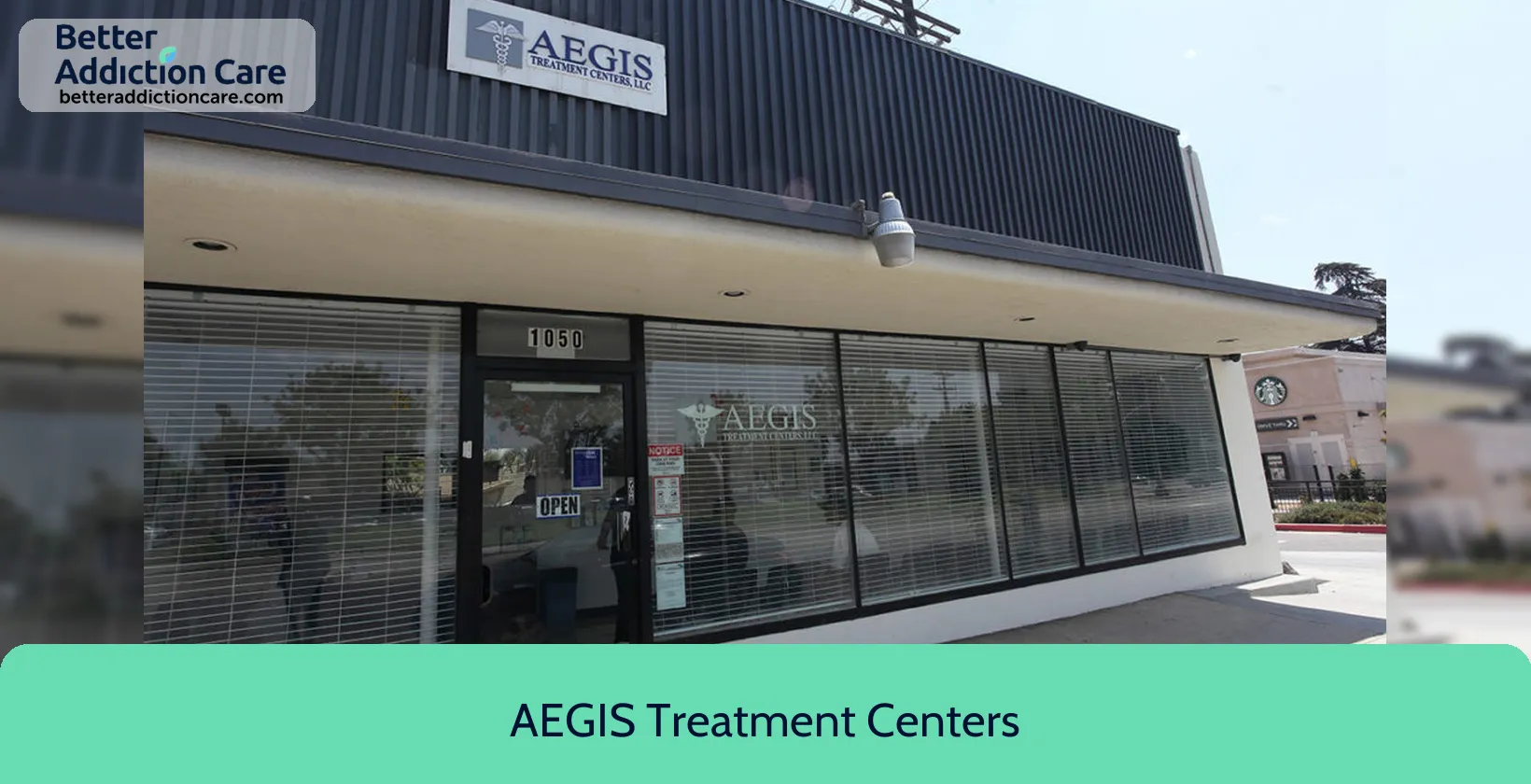 AEGIS Treatment Centers 1050 North Garey 1 AEGIS Treatment Centers 1050 North Garey 1