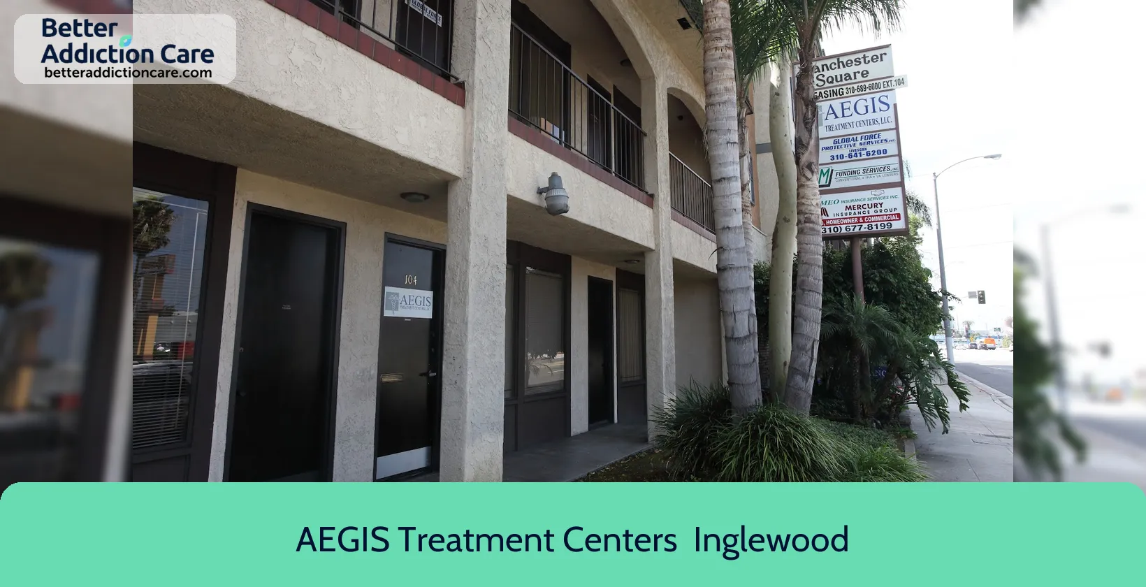 AEGIS Treatment Centers 614 West Manchester 1 AEGIS Treatment Centers 614 West Manchester 1