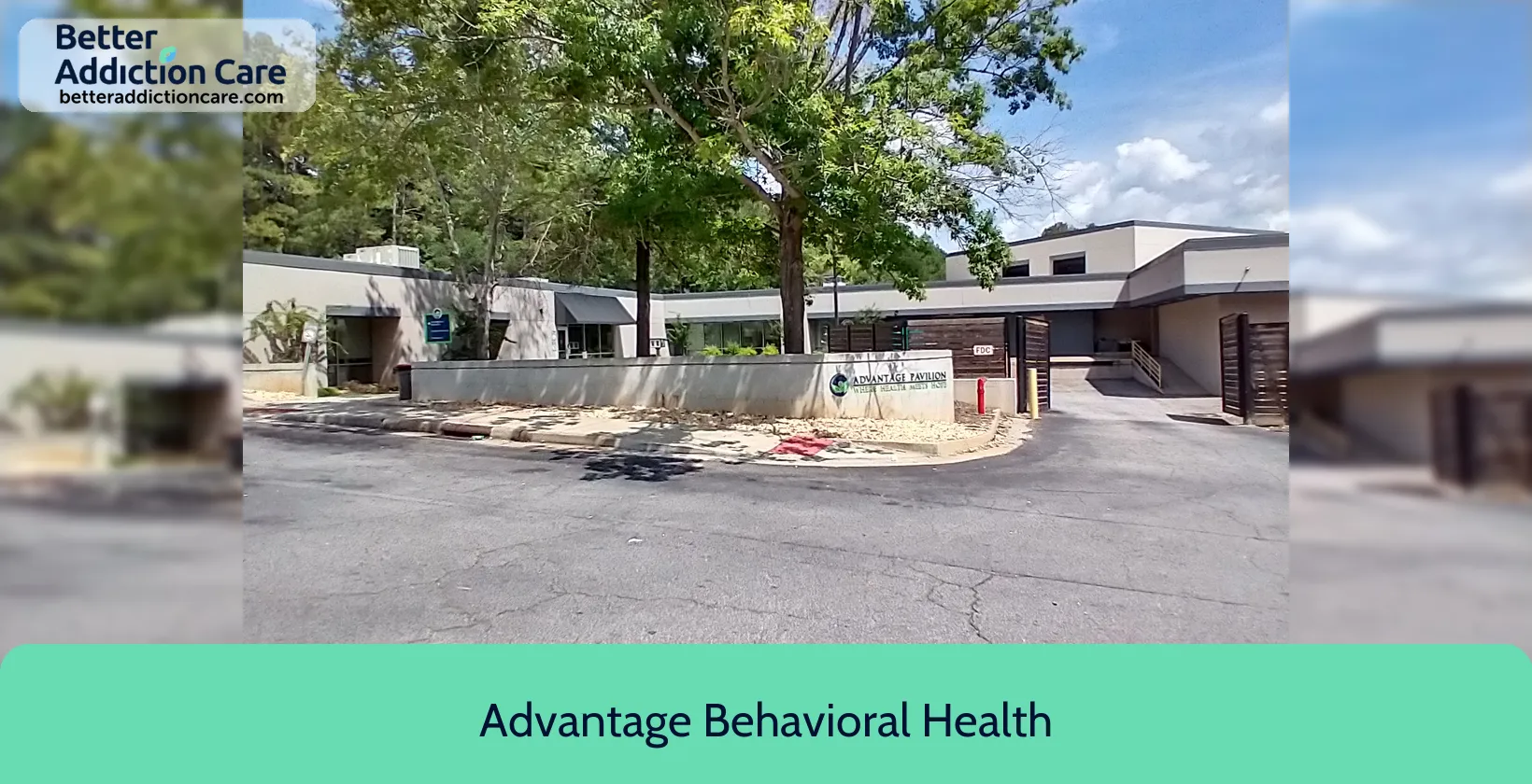 Advantage Behavioral Health 240 Mitchell Bridge 1 Advantage Behavioral Health 240 Mitchell Bridge 1