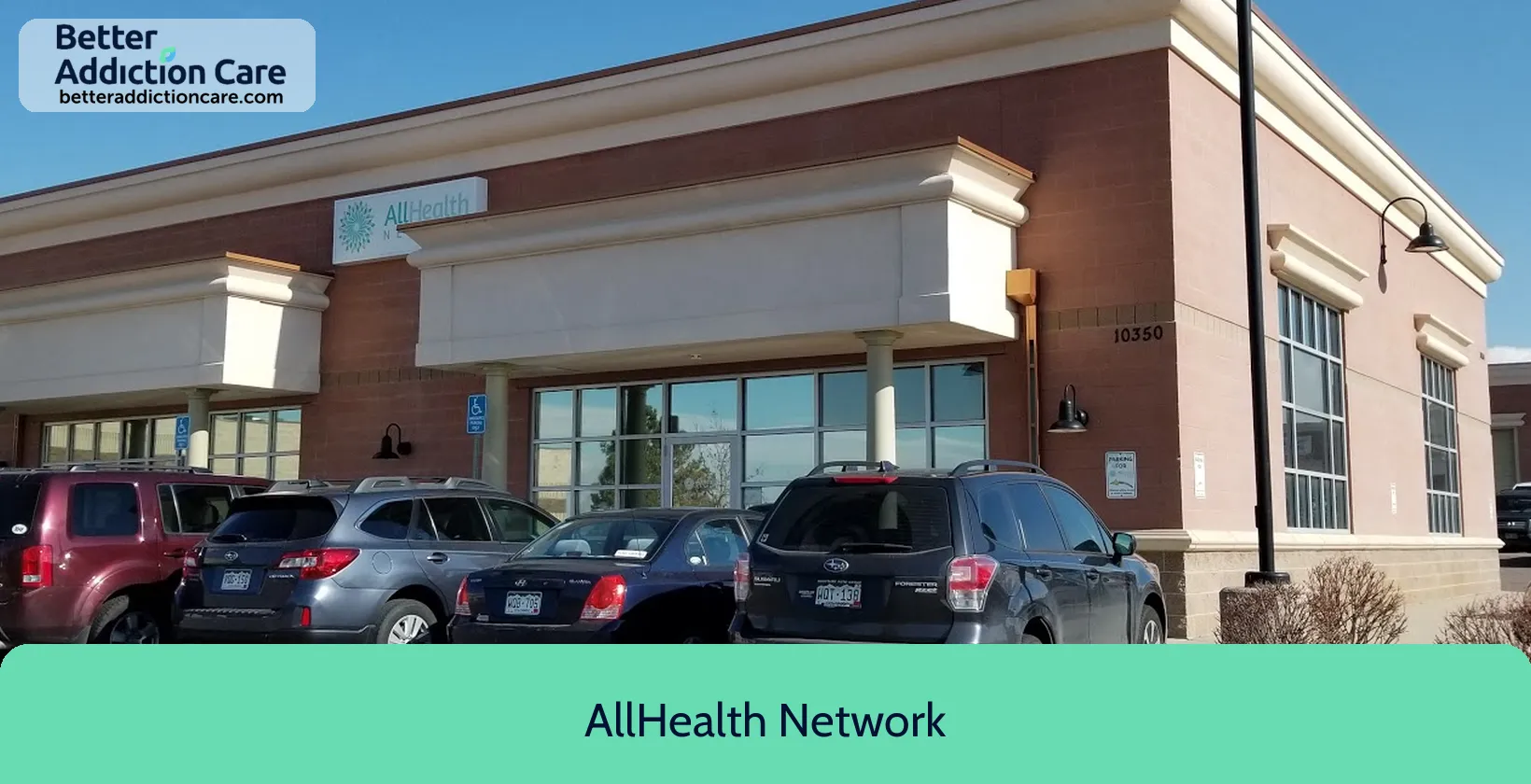 AllHealth Network 10350 Dransfeldt Road 1 AllHealth Network 10350 Dransfeldt Road 1