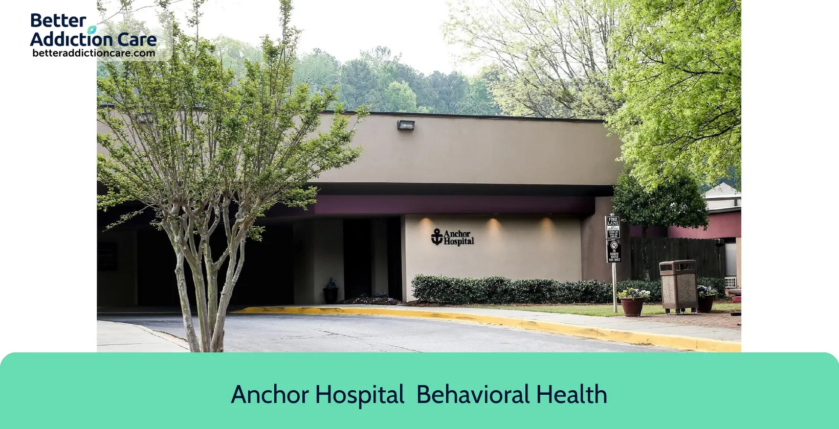 Anchor Hospital 5454 Yorktowne Drive 1 Anchor Hospital 5454 Yorktowne Drive 1