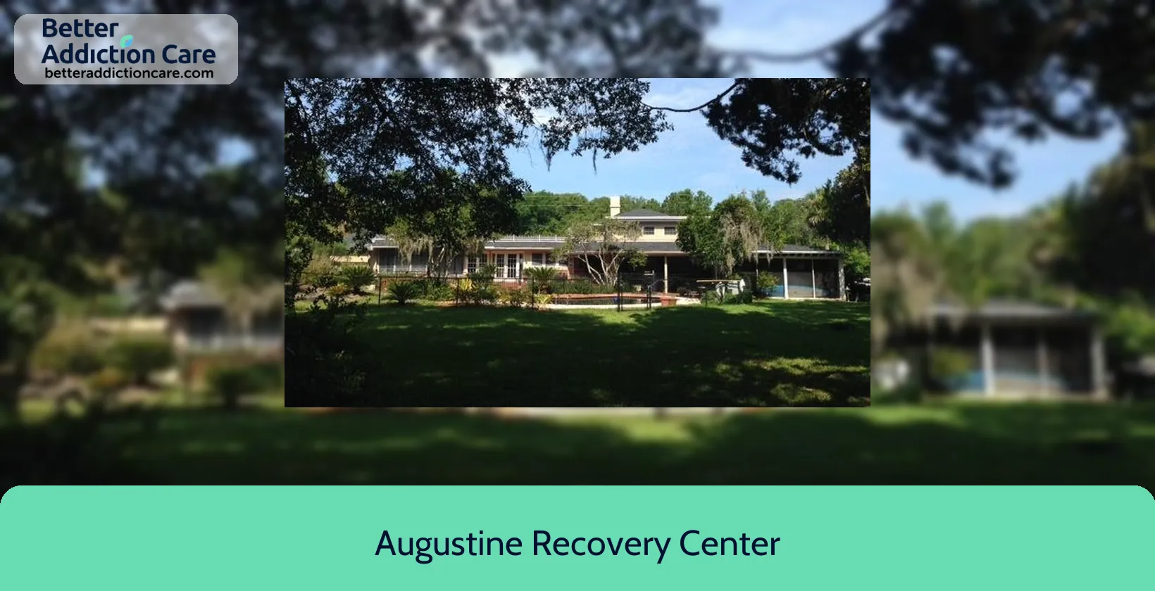 Augustine Recovery Center 3930 U.S. 1 1 Augustine Recovery Center 3930 U.S. 1 1