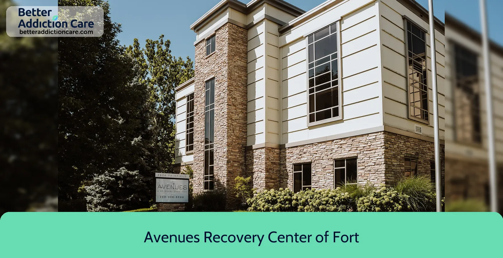 Avenues Recovery Center 2626 Fairfield Avenue 1 Avenues Recovery Center 2626 Fairfield Avenue 1