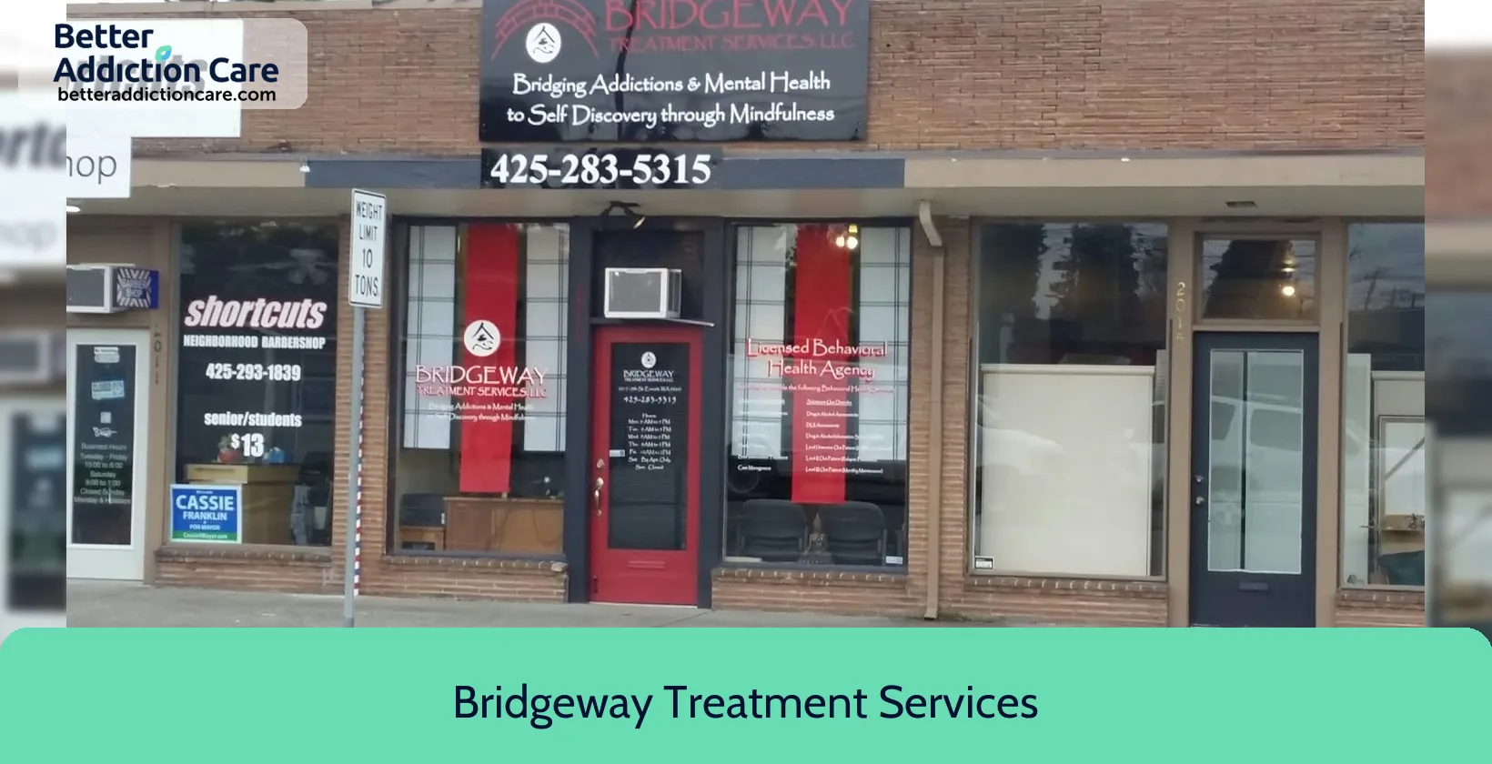 Bridgeway Treatment Services 2013 19th Street 1 Bridgeway Treatment Services 2013 19th Street 1