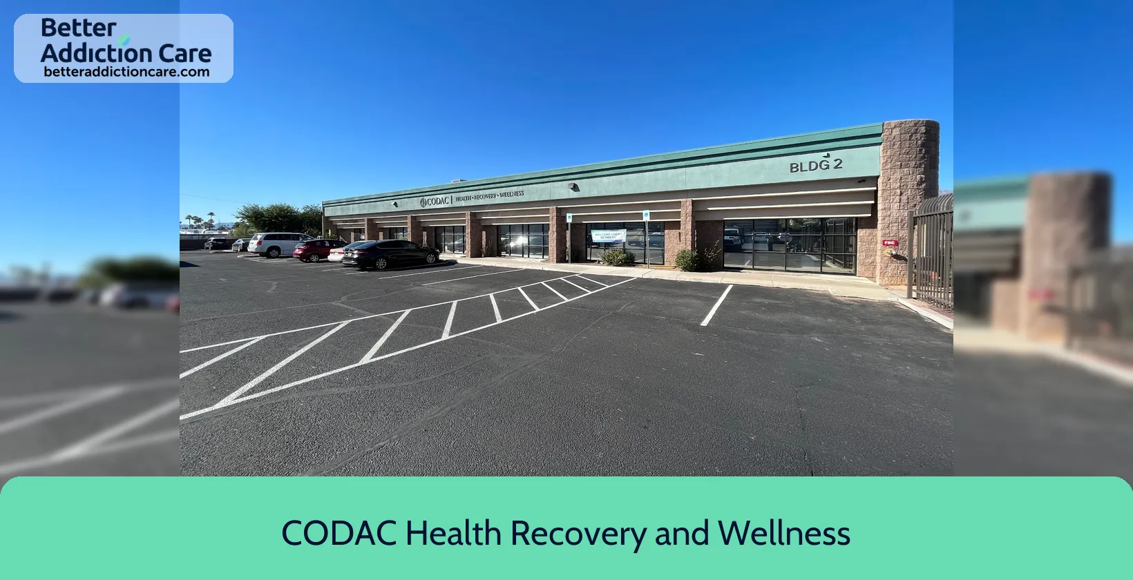 CODAC Health Recovery 4585 East Speedway 1 CODAC Health Recovery 4585 East Speedway 1