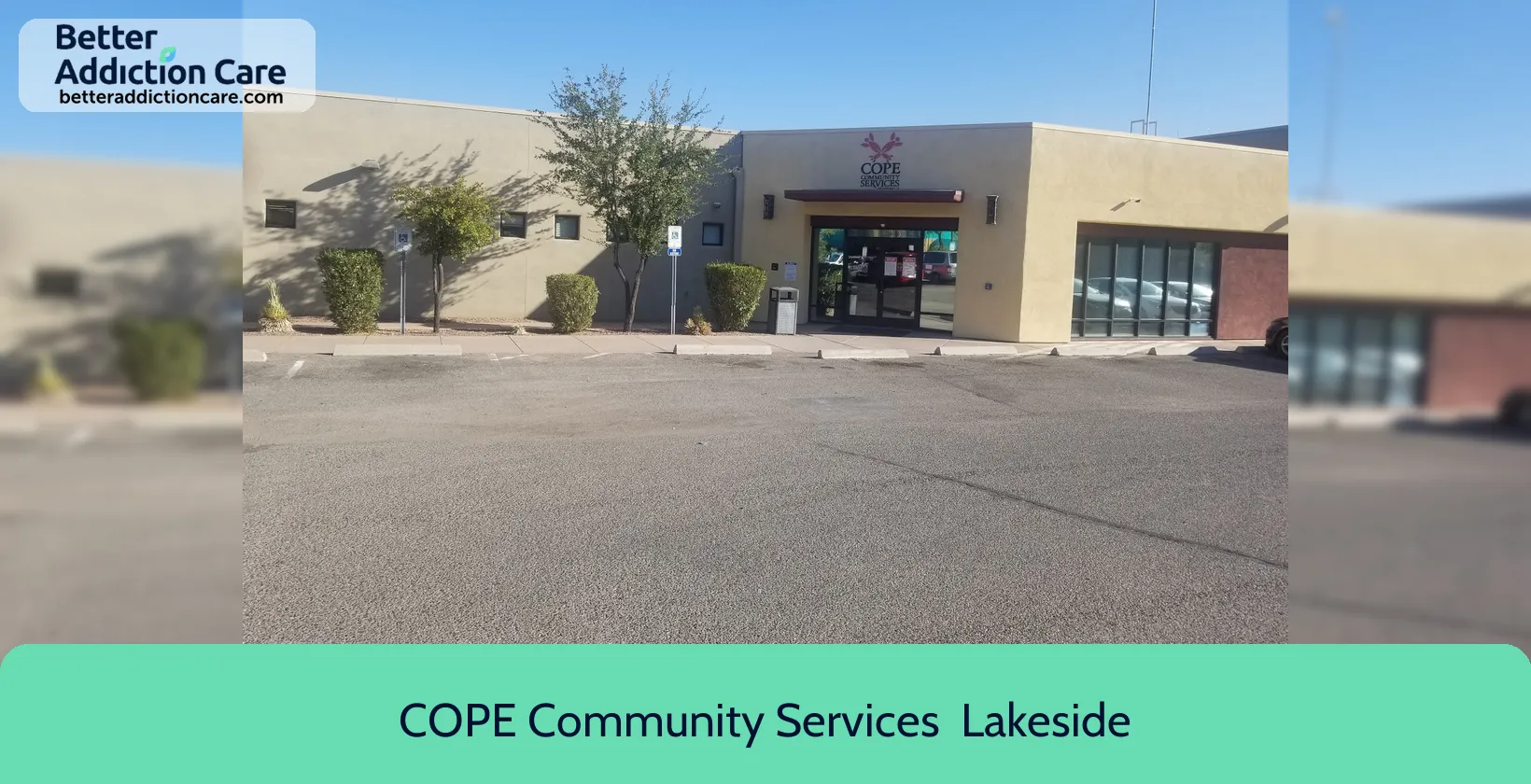 COPE Community Services 8050 East Lakeside 1 COPE Community Services 8050 East Lakeside 1