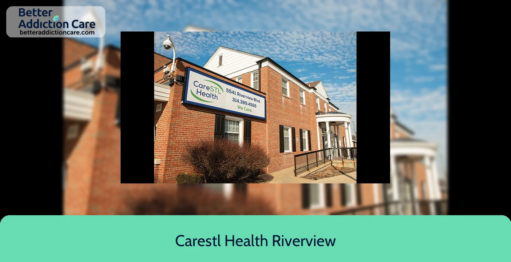 Carestl Health Riverview 5541 Riverview Boulevard 1 Carestl Health Riverview 5541 Riverview Boulevard 1