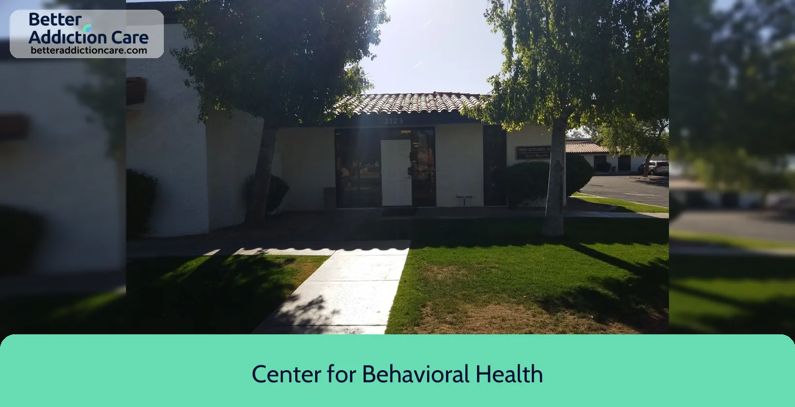 Center for Behavioral 2123 East Southern 1 Center for Behavioral 2123 East Southern 1