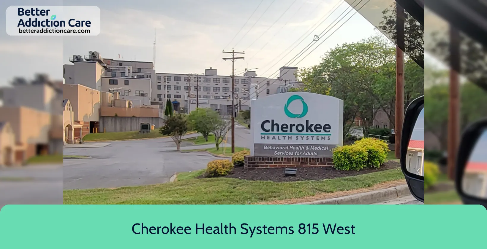 Cherokee Health Systems 815 West 5th 1 Cherokee Health Systems 815 West 5th 1