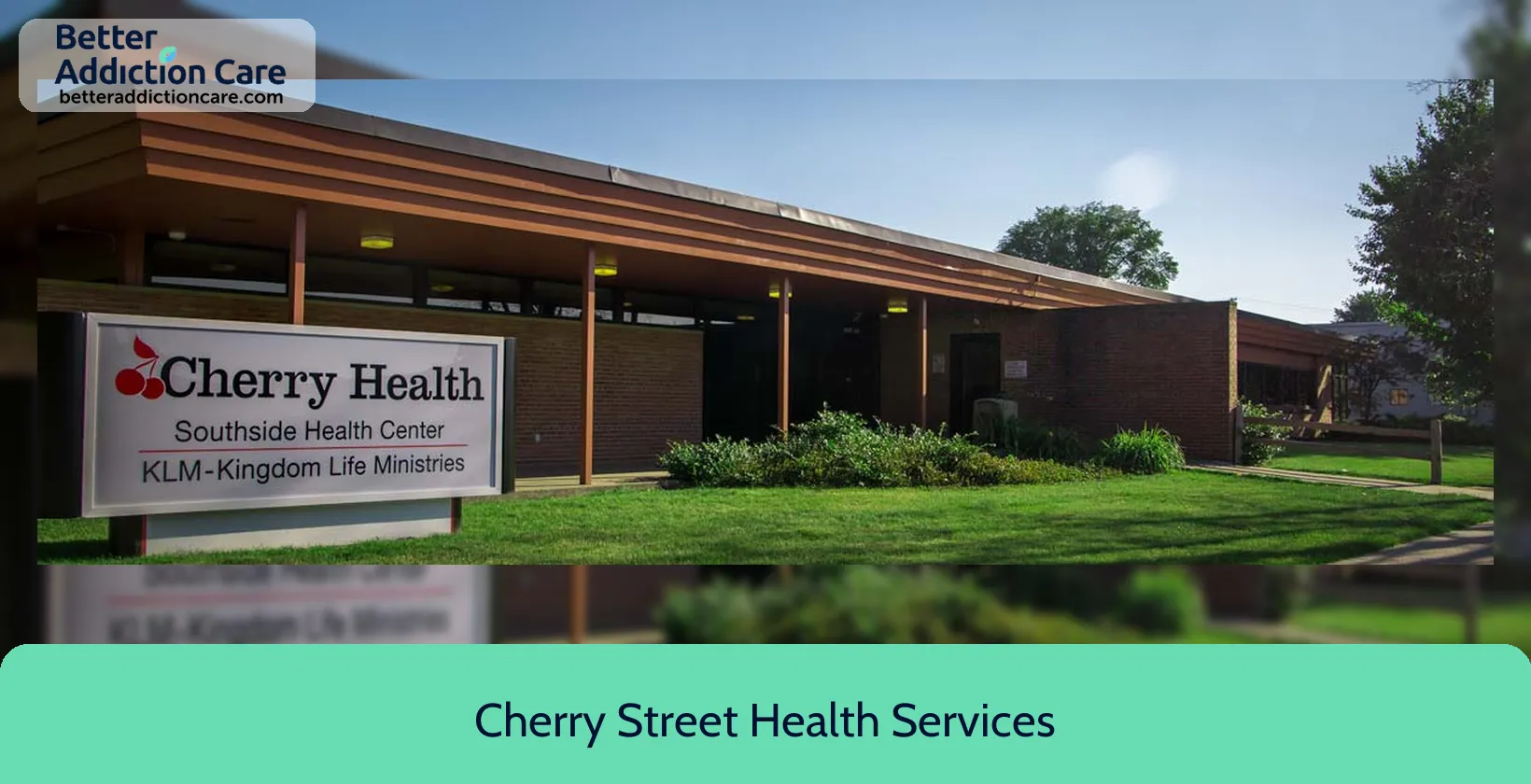 Cherry Street Health 2303 Kalamazoo Avenue 1 Cherry Street Health 2303 Kalamazoo Avenue 1