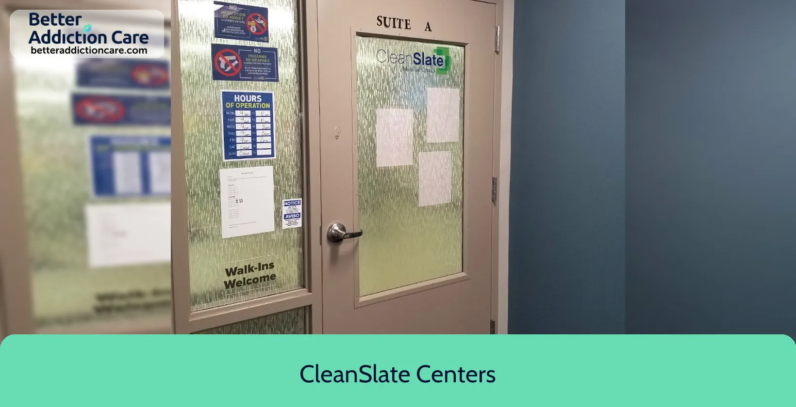 CleanSlate Centers 2302 Chester Boulevard 1 CleanSlate Centers 2302 Chester Boulevard 1