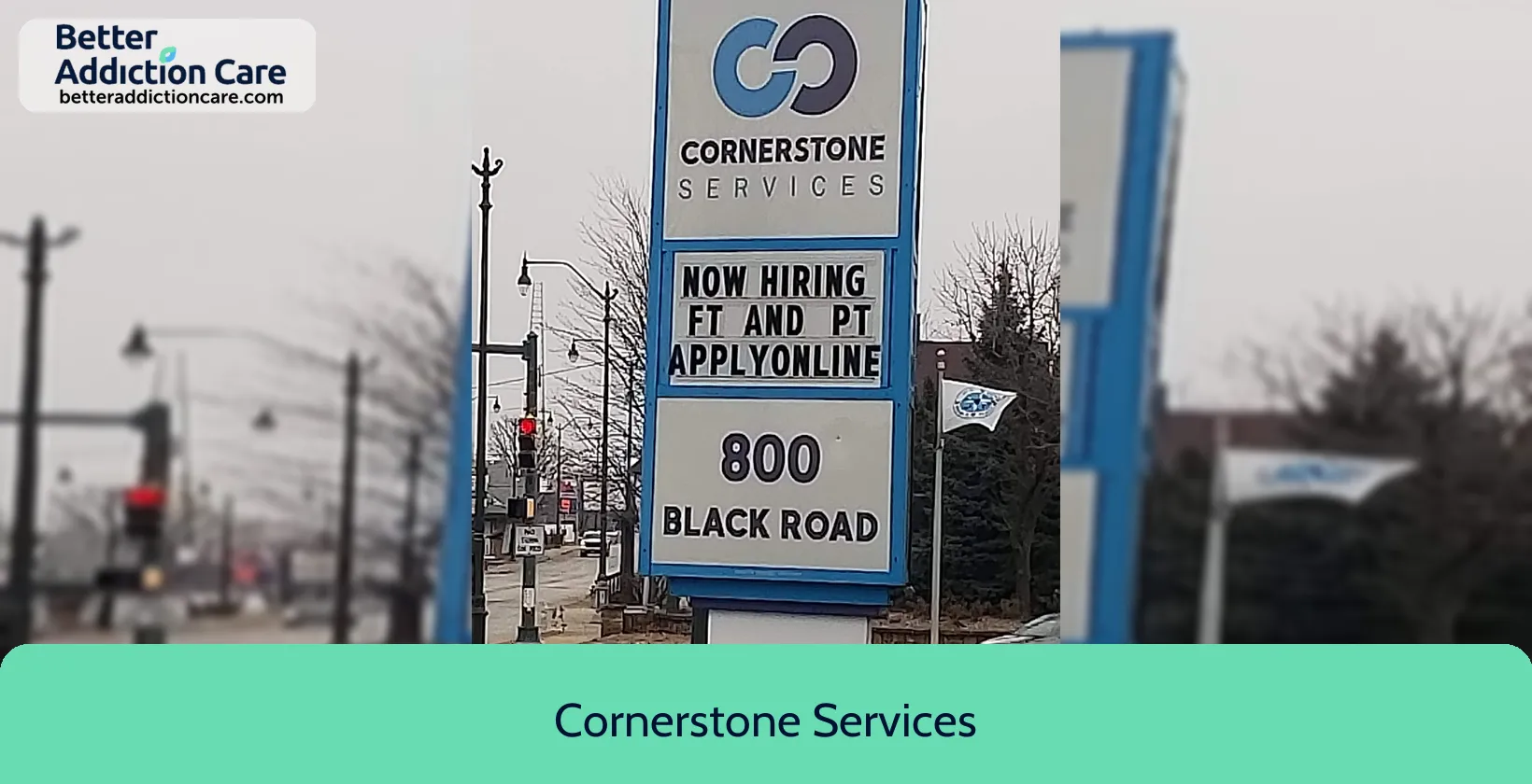 Cornerstone Services 800 Black Road 1 Cornerstone Services 800 Black Road 1