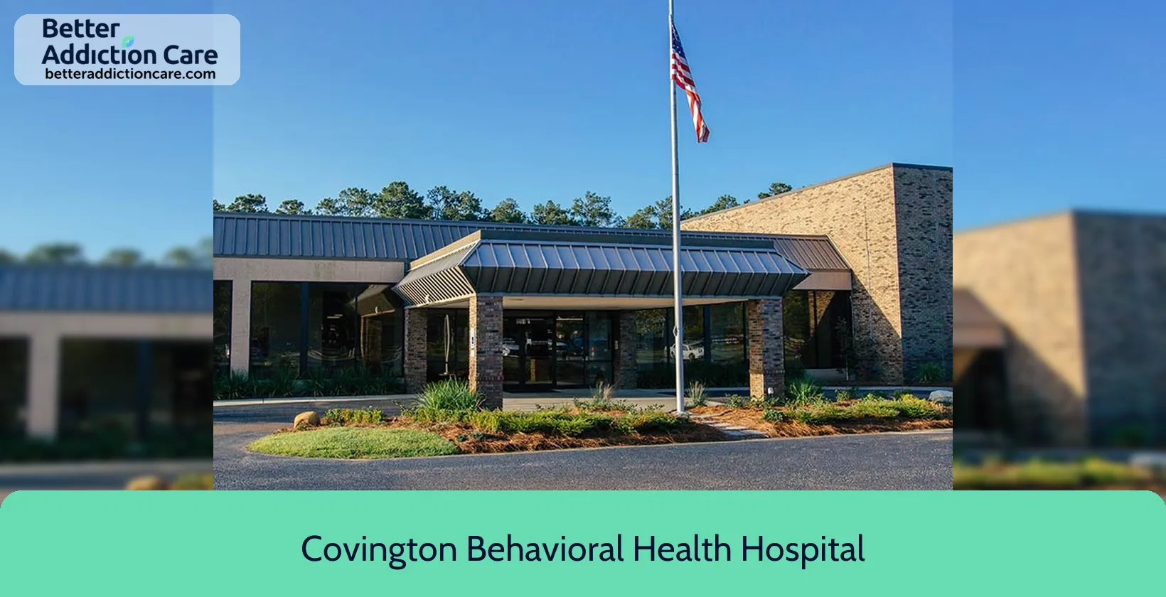 Covington Behavioral Health 201 Greenbriar Boulevard 1 Covington Behavioral Health 201 Greenbriar Boulevard 1