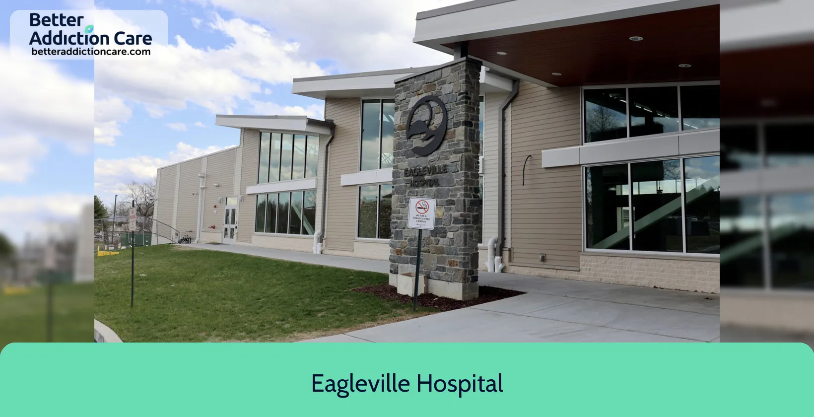 Eagleville Hospital 100 Eagleville Road 1 Eagleville Hospital 100 Eagleville Road 1