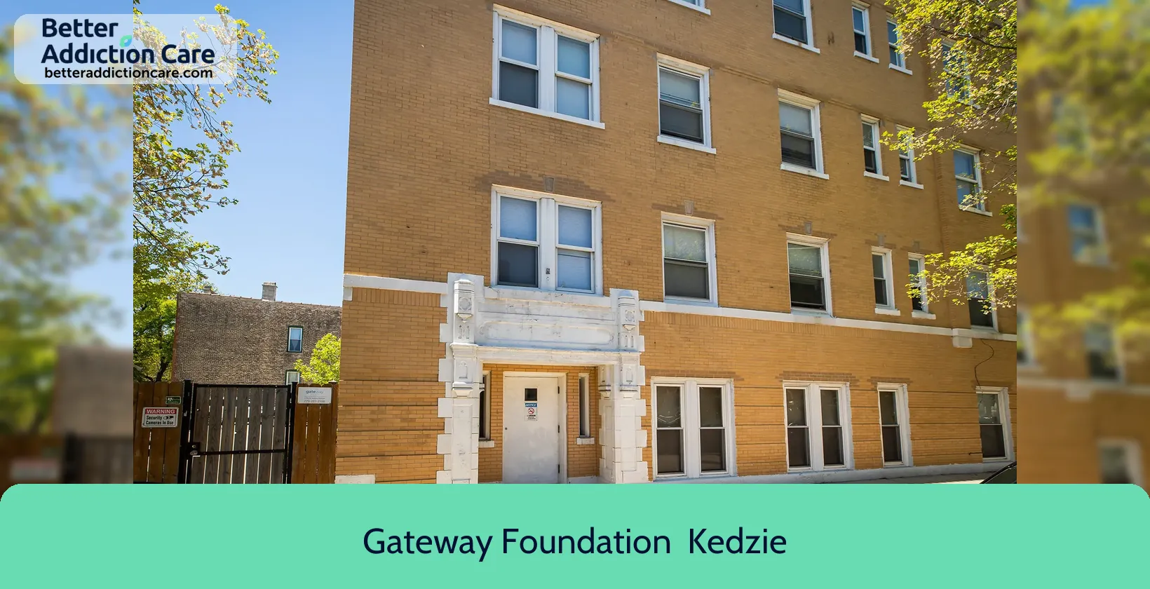 Gateway Foundation 1706 North Kedzie 1 Gateway Foundation 1706 North Kedzie 1
