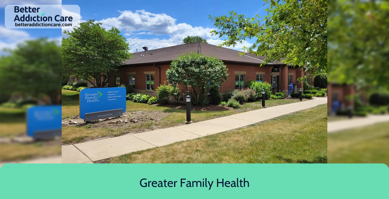 Greater Family Health 373 Summit Street 1 Greater Family Health 373 Summit Street 1