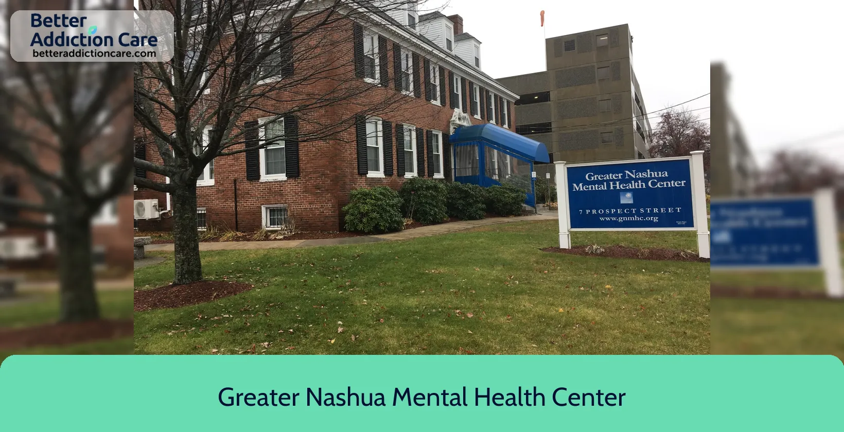 Greater Nashua Mental 7 Prospect Street 1 Greater Nashua Mental 7 Prospect Street 1