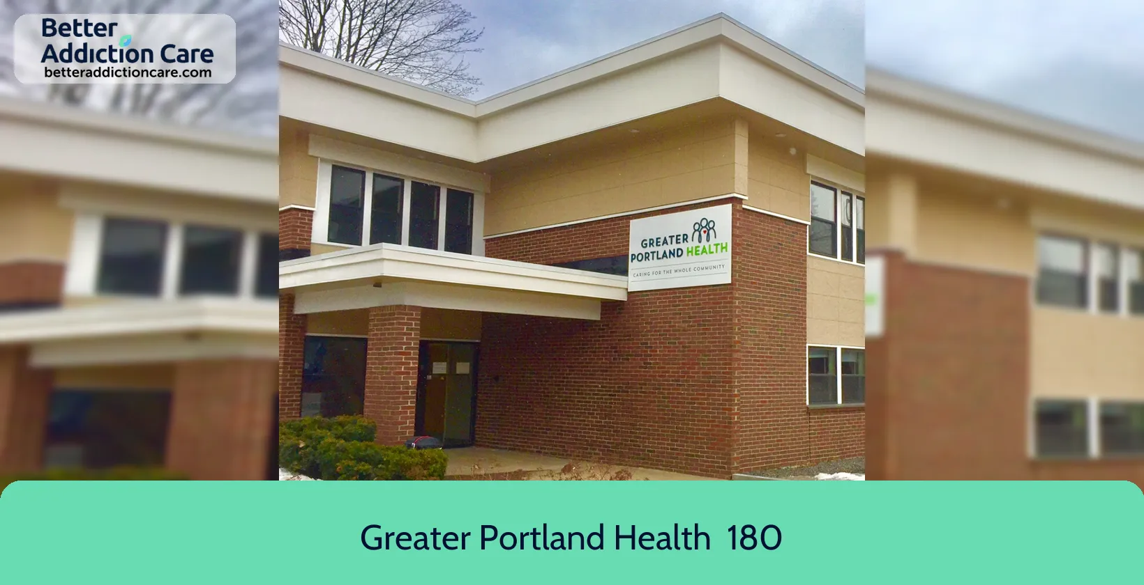 Greater Portland Health 180 Park Avenue 1 Greater Portland Health 180 Park Avenue 1