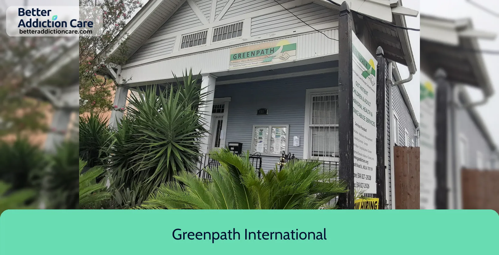 Greenpath International 411 South Broad 1 Greenpath International 411 South Broad 1