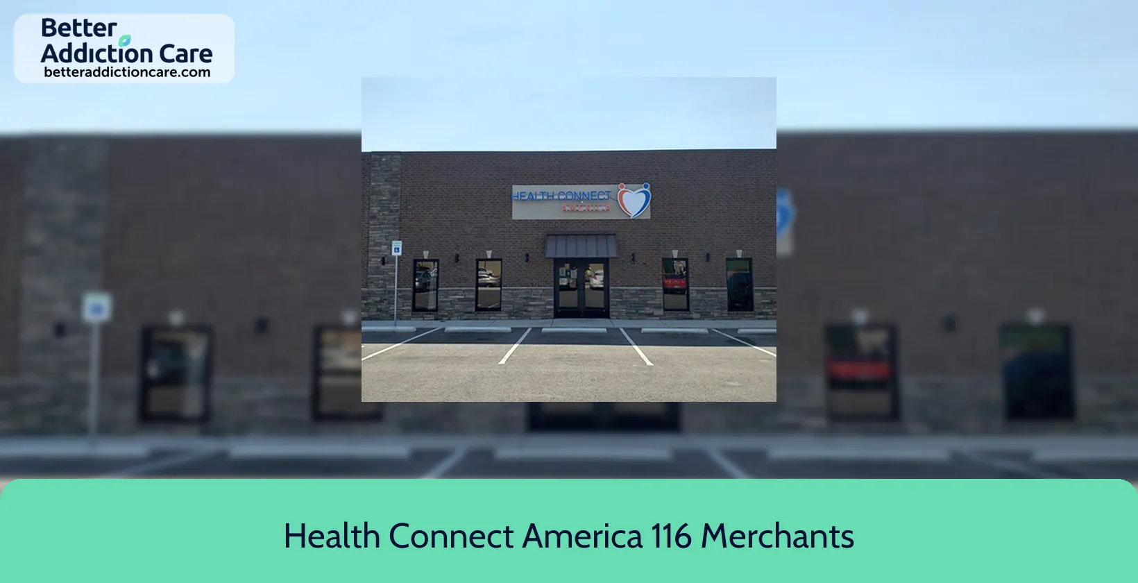 Health Connect America 116 Merchants Boulevard 1 Health Connect America 116 Merchants Boulevard 1