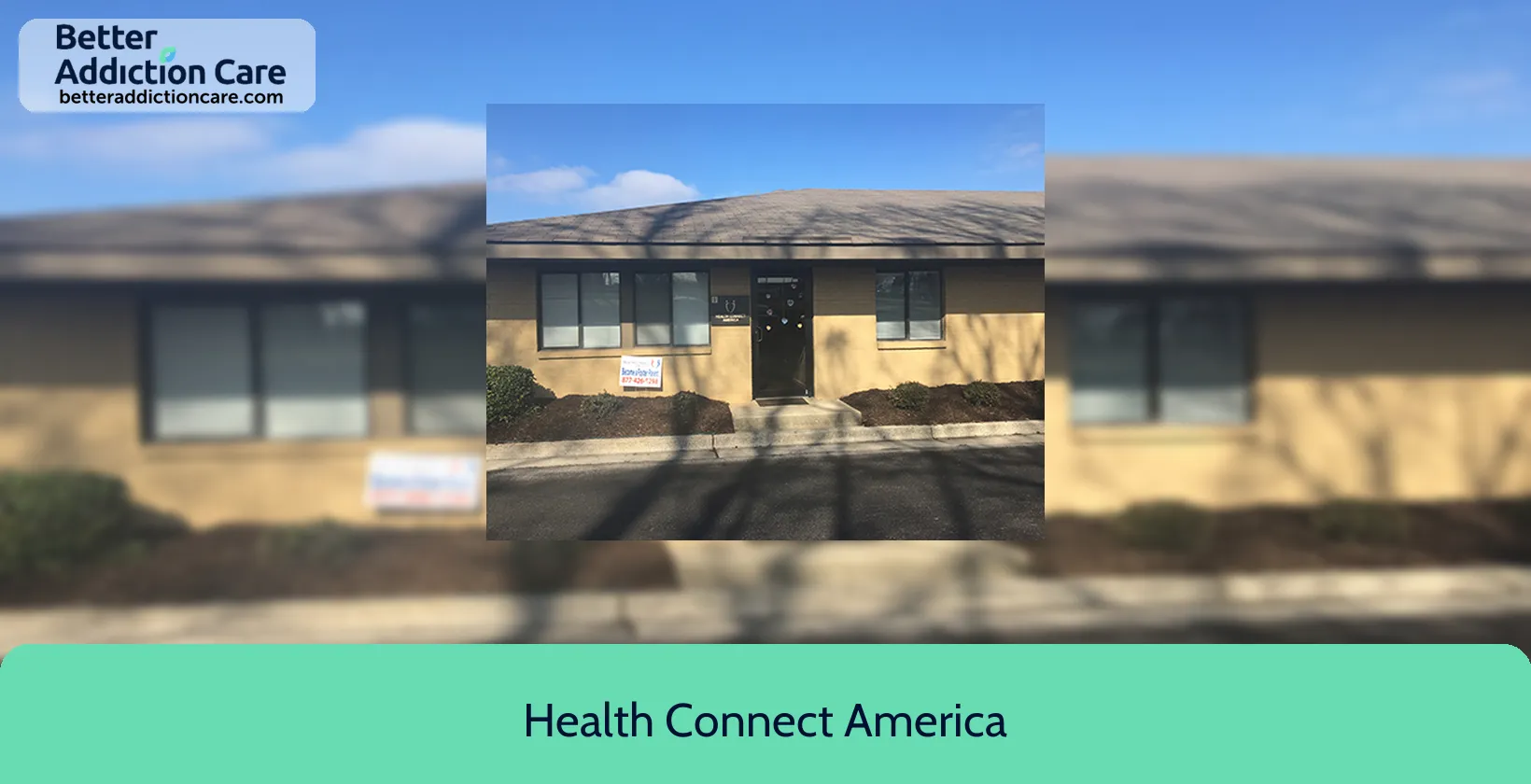 Health Connect America 801 Church Street 1 Health Connect America 801 Church Street 1