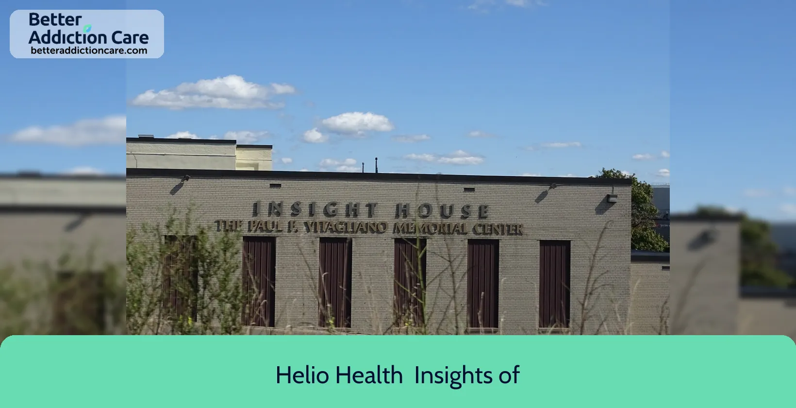 Helio Health 500 Whitesboro Street 1 Helio Health 500 Whitesboro Street 1