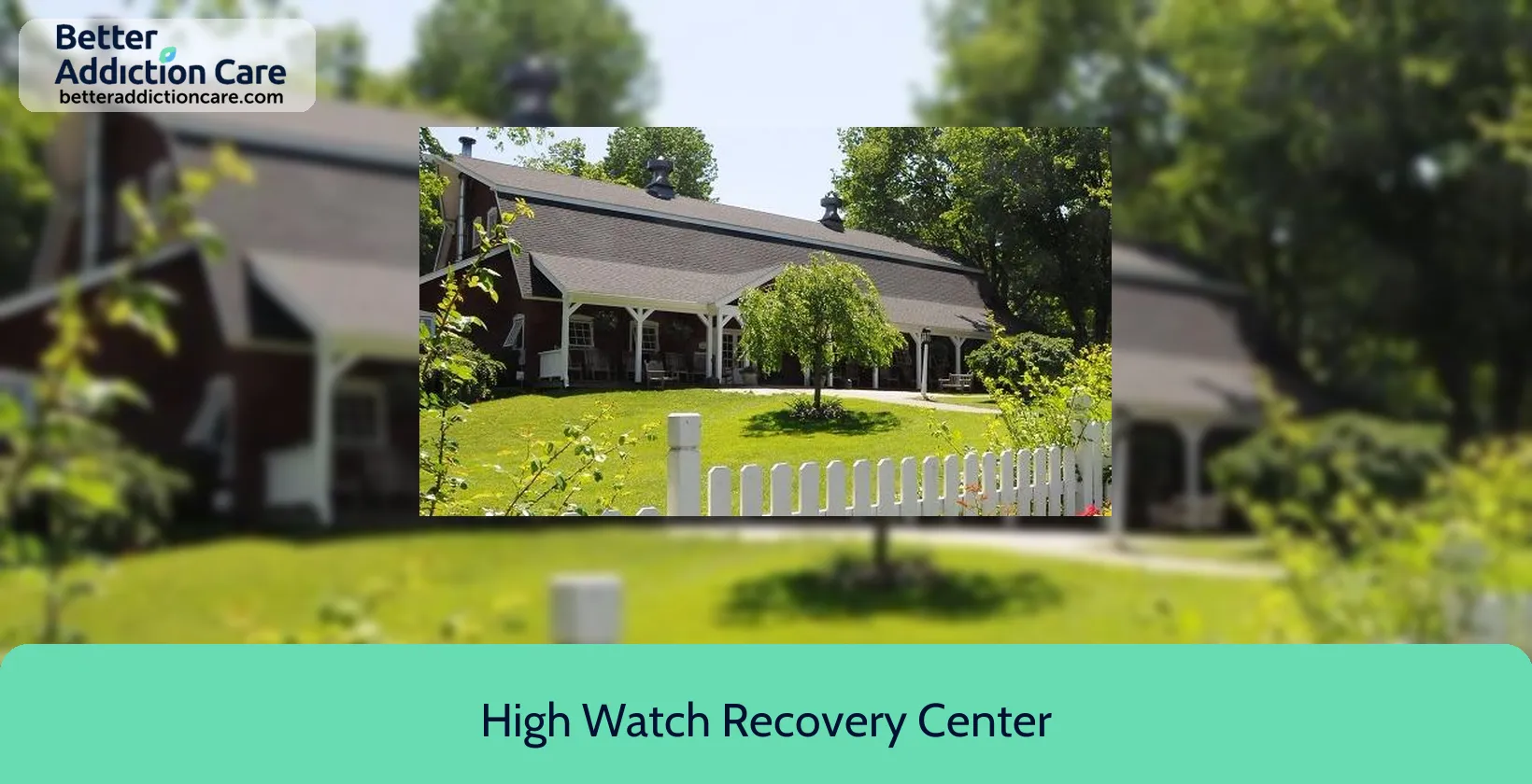 High Watch Recovery 62 Carter Road 1 High Watch Recovery 62 Carter Road 1