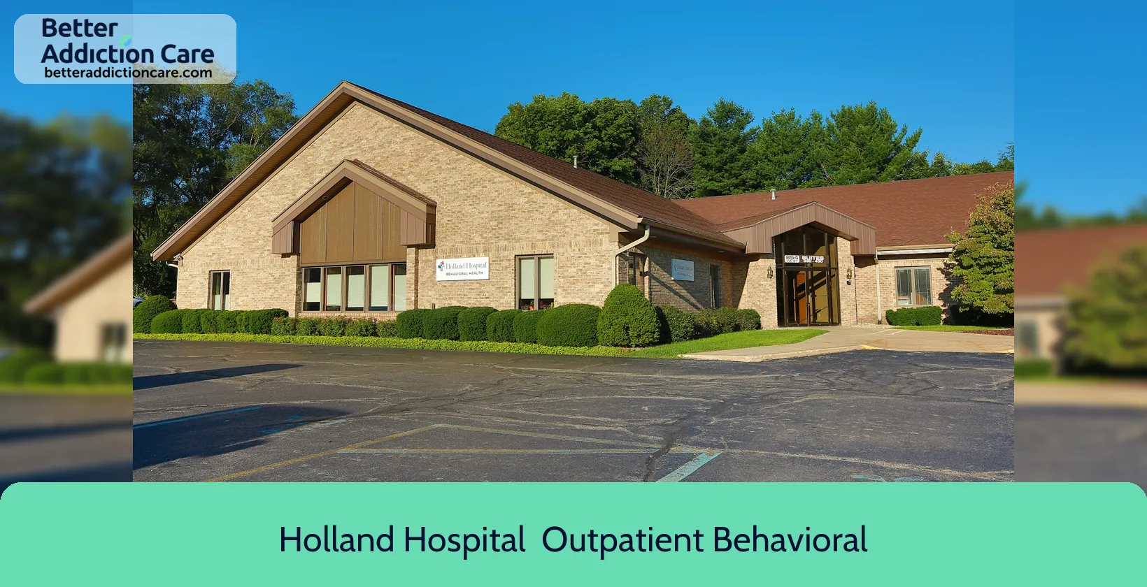 Holland Hospital 854 South Washington 1 Holland Hospital 854 South Washington 1