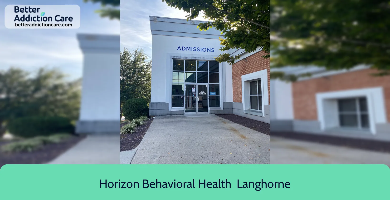 Horizon Behavioral Health 2215 Langhorne Road 1 Horizon Behavioral Health 2215 Langhorne Road 1
