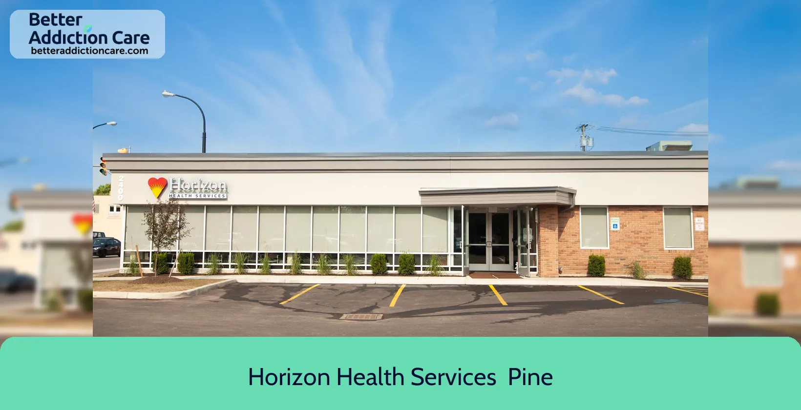 Horizon Health Services 2400 Pine Avenue 1 Horizon Health Services 2400 Pine Avenue 1