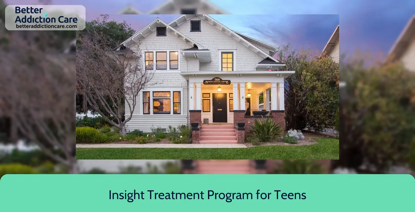 Insight Treatment Program 769 N. Orange 1 Insight Treatment Program 769 N. Orange 1