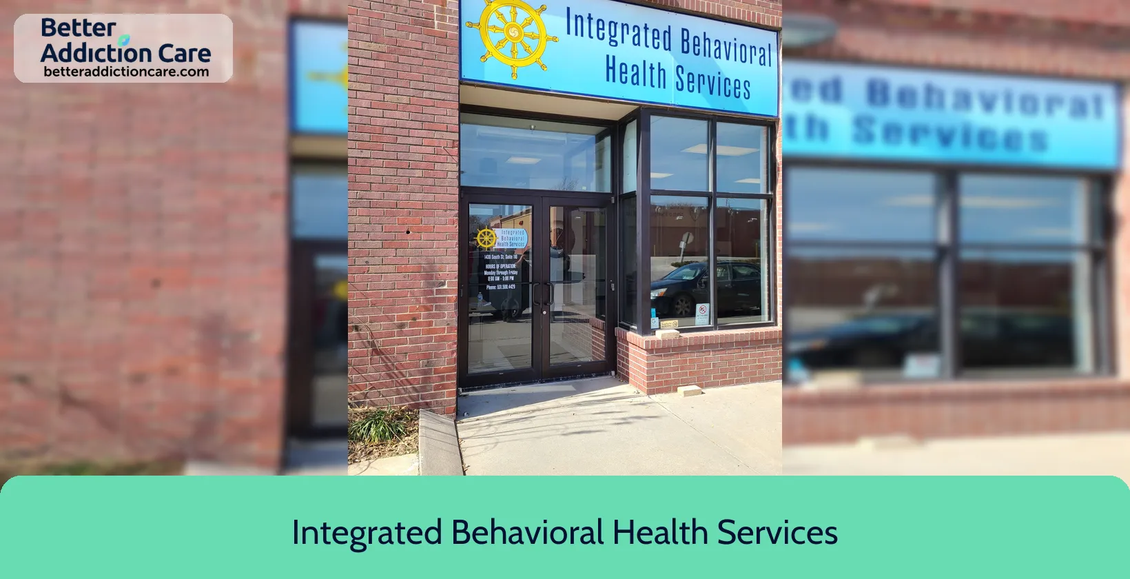 Integrated Behavioral Health 1430 South Street 1 Integrated Behavioral Health 1430 South Street 1
