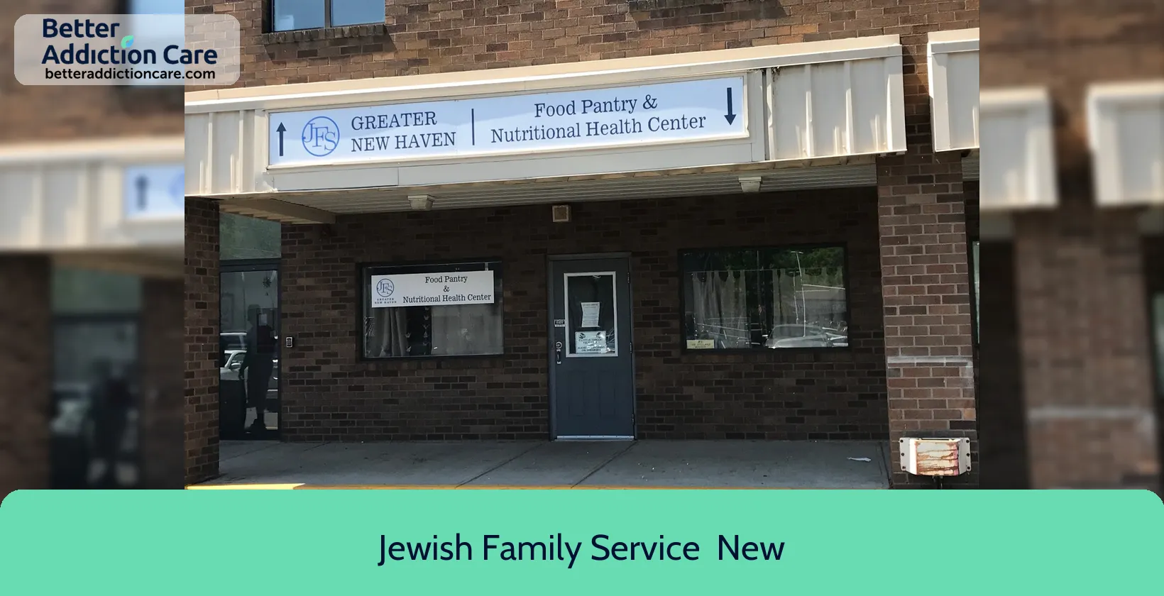 Jewish Family Service 1440 Whalley Avenue 1 Jewish Family Service 1440 Whalley Avenue 1
