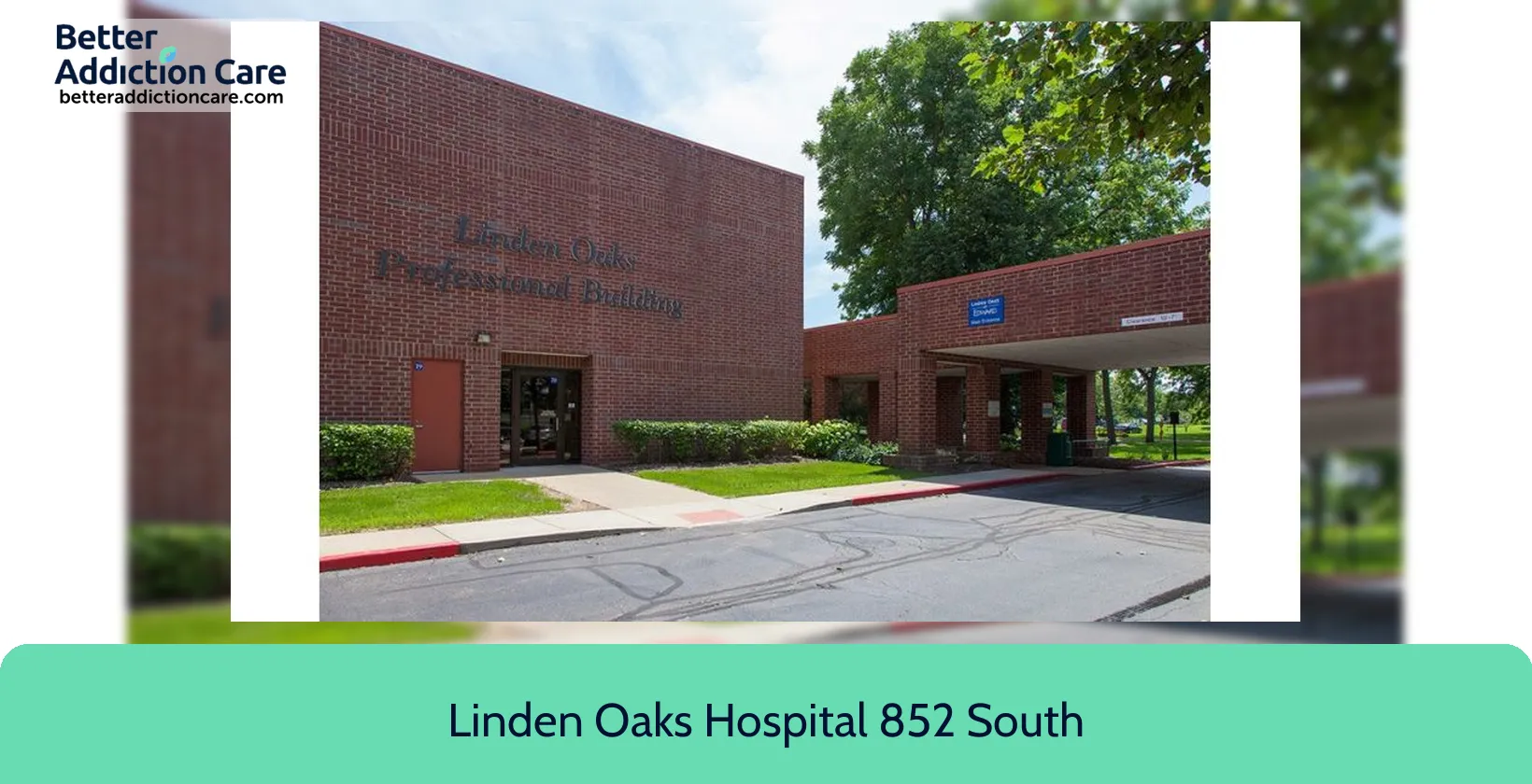Linden Oaks Hospital 852 South West 1 Linden Oaks Hospital 852 South West 1
