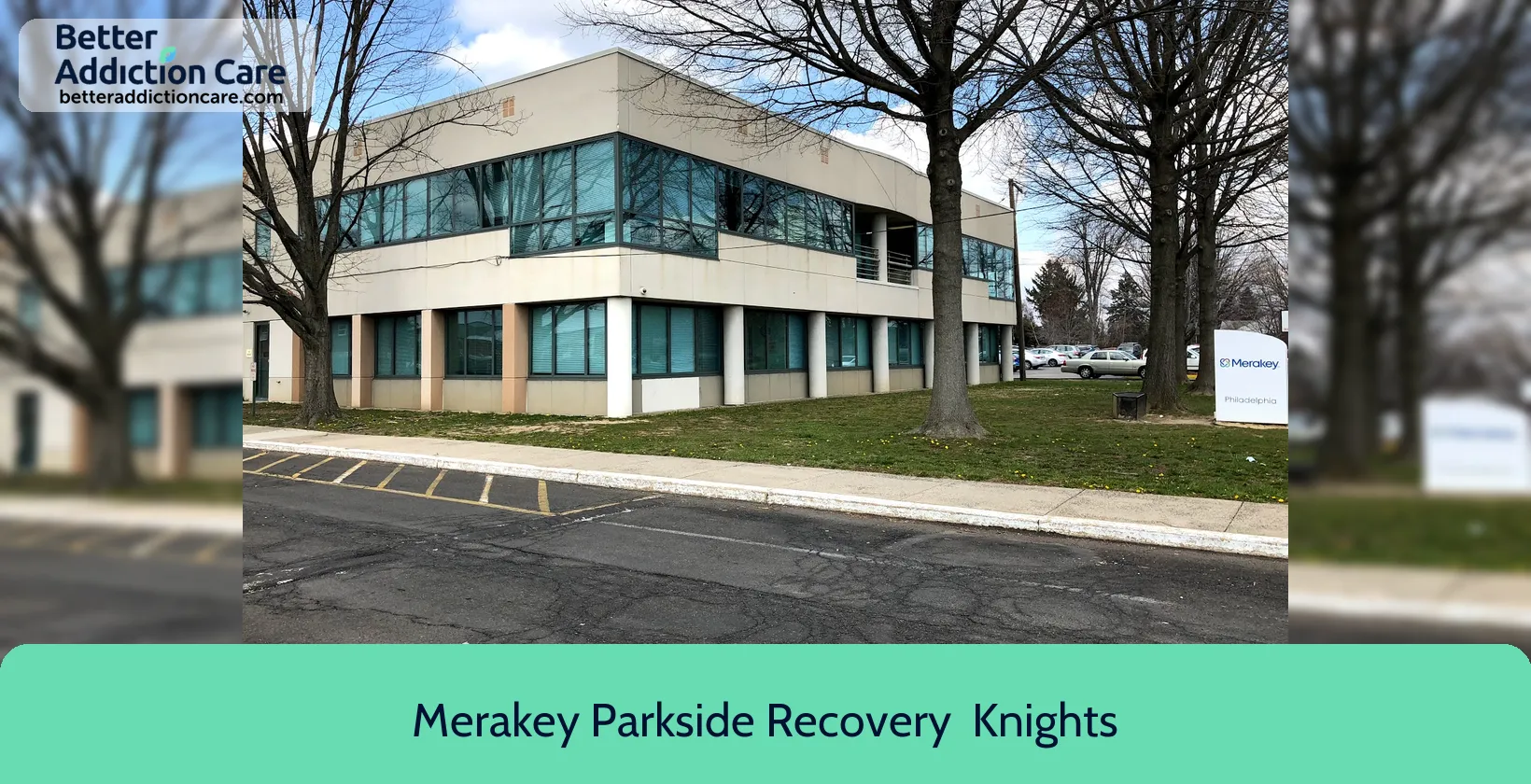 Merakey Parkside Recovery 11082 Knights Road 1 Merakey Parkside Recovery 11082 Knights Road 1