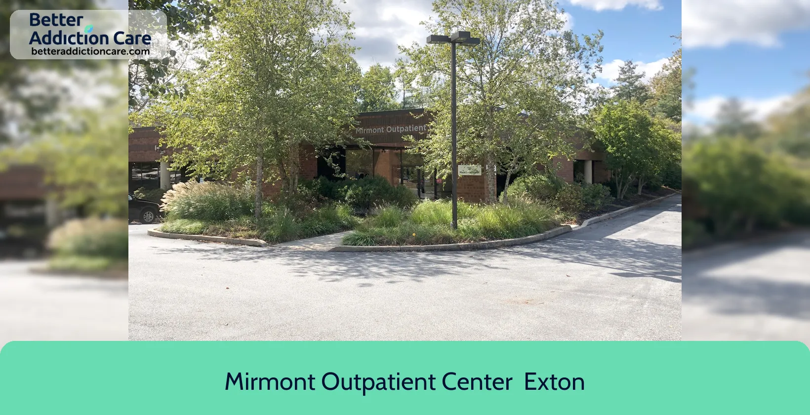 Mirmont Outpatient Center 825 Springdale Drive 1 Mirmont Outpatient Center 825 Springdale Drive 1