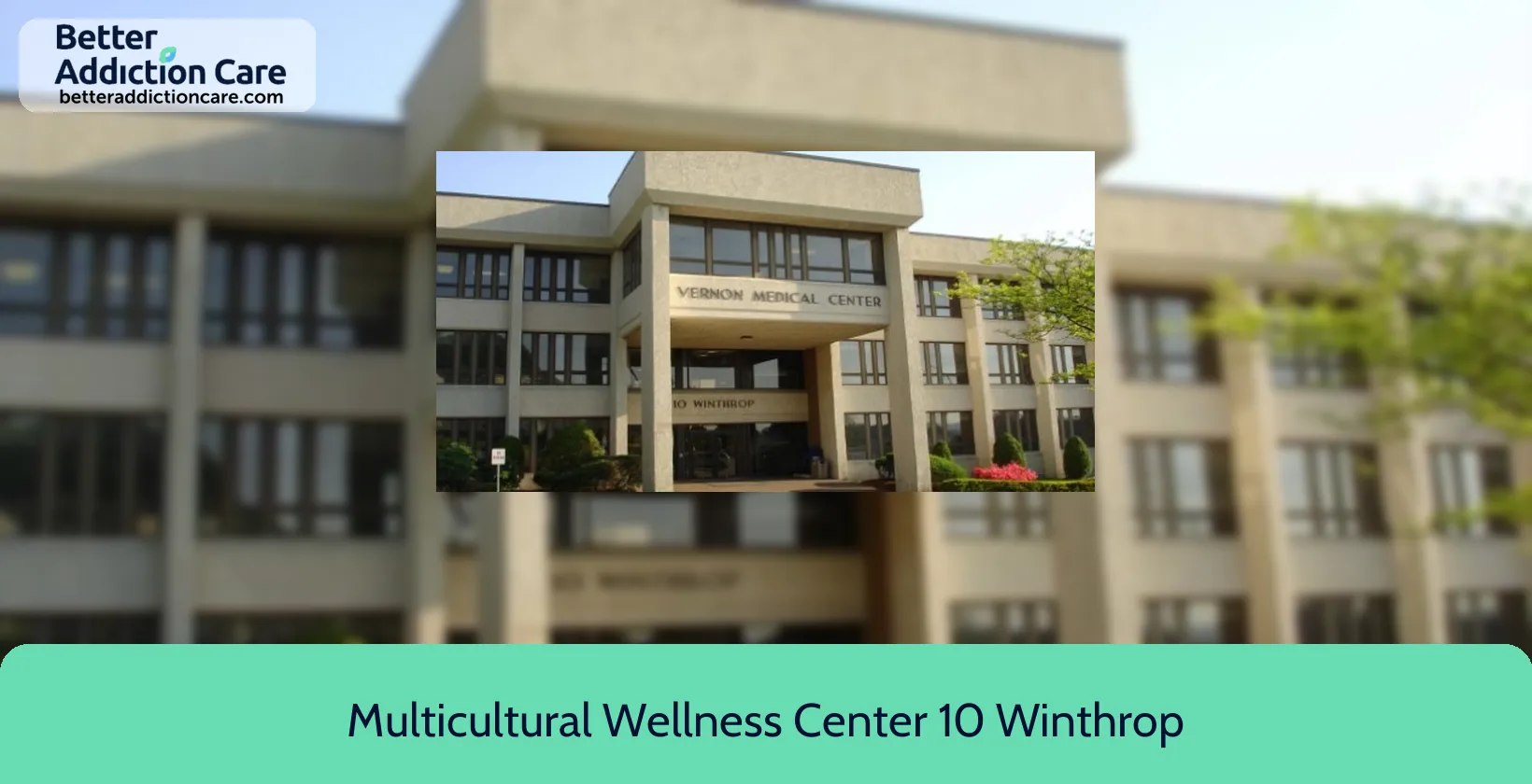 Multicultural Wellness Center 10 Winthrop Street 1 Multicultural Wellness Center 10 Winthrop Street 1