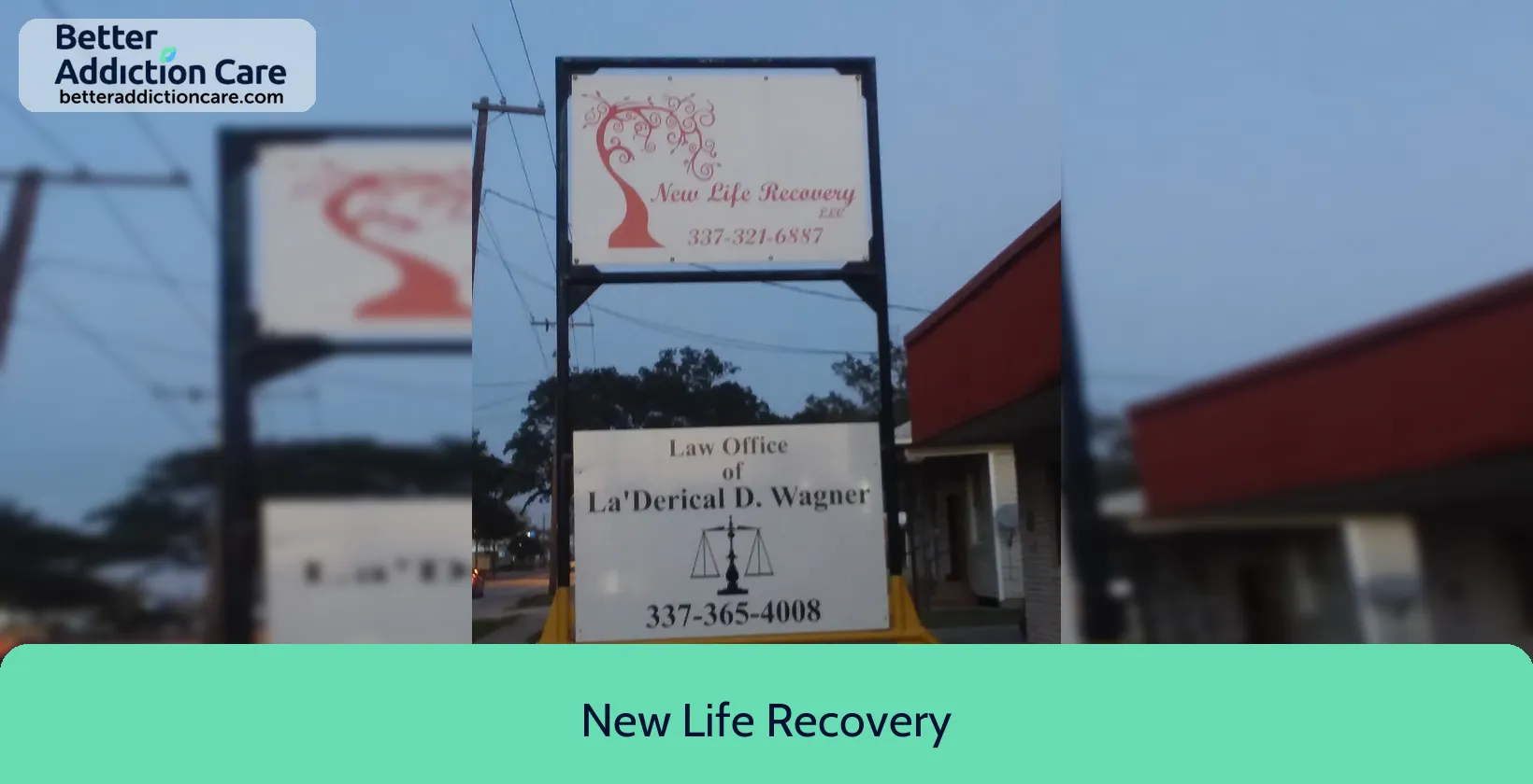 New Life Recovery 825 Center Street 1 New Life Recovery 825 Center Street 1