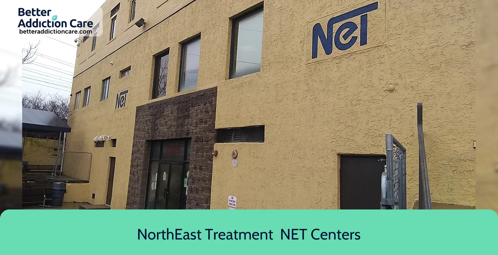 NorthEast Treatment 2205 Bridge Street 1 NorthEast Treatment 2205 Bridge Street 1