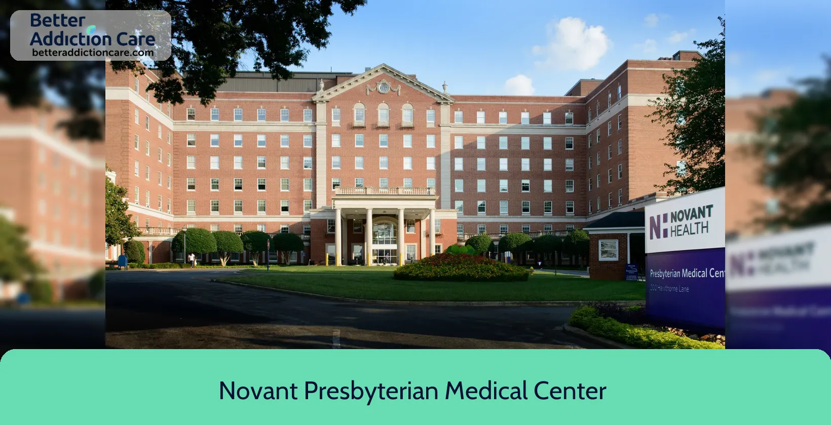 Novant Presbyterian Medical 200 Hawthorne Lane 1 Novant Presbyterian Medical 200 Hawthorne Lane 1