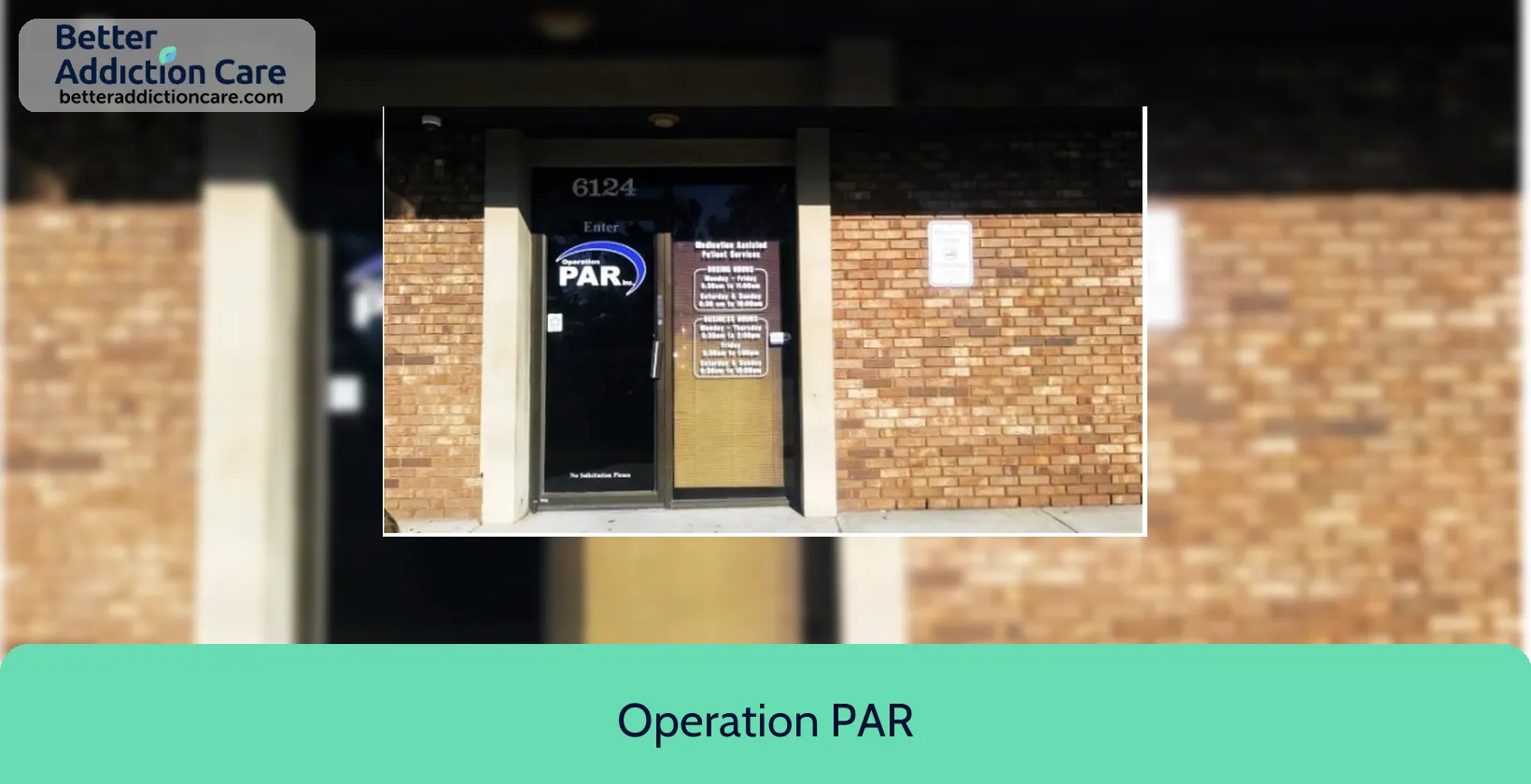 Operation PAR 6124 South Tamiami 1 Operation PAR 6124 South Tamiami 1