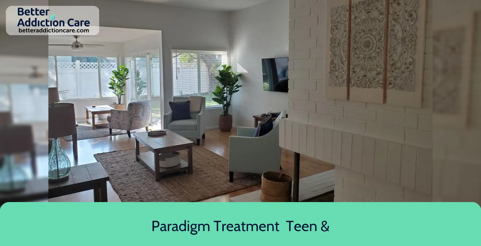 Paradigm Treatment 71 W. Seaview 1 Paradigm Treatment 71 W. Seaview 1