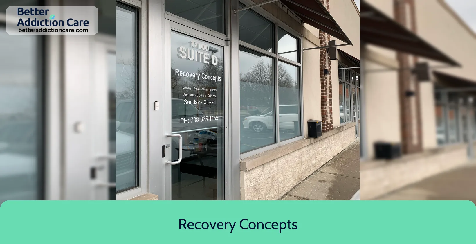 Recovery Concepts 17100 Dixie Highway 1 Recovery Concepts 17100 Dixie Highway 1