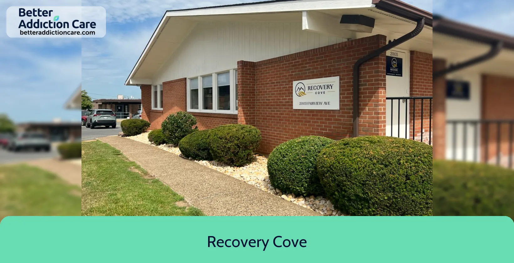 Recovery Cove 2005 Fairview Avenue 1 Recovery Cove 2005 Fairview Avenue 1