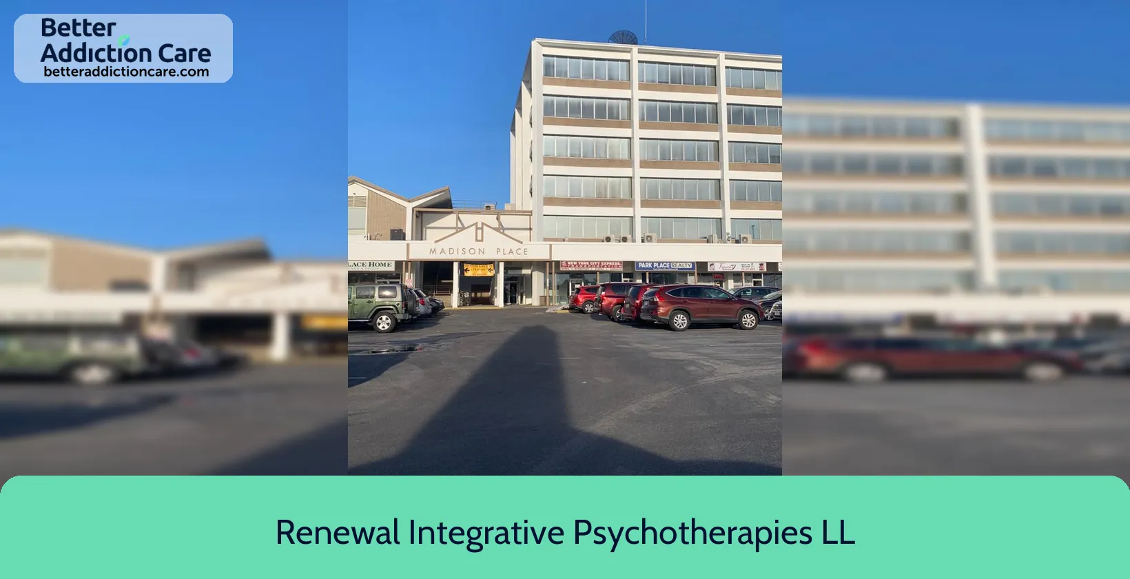 Renewal Integrative Psychotherapies 90 Madison Street 1 Renewal Integrative Psychotherapies 90 Madison Street 1