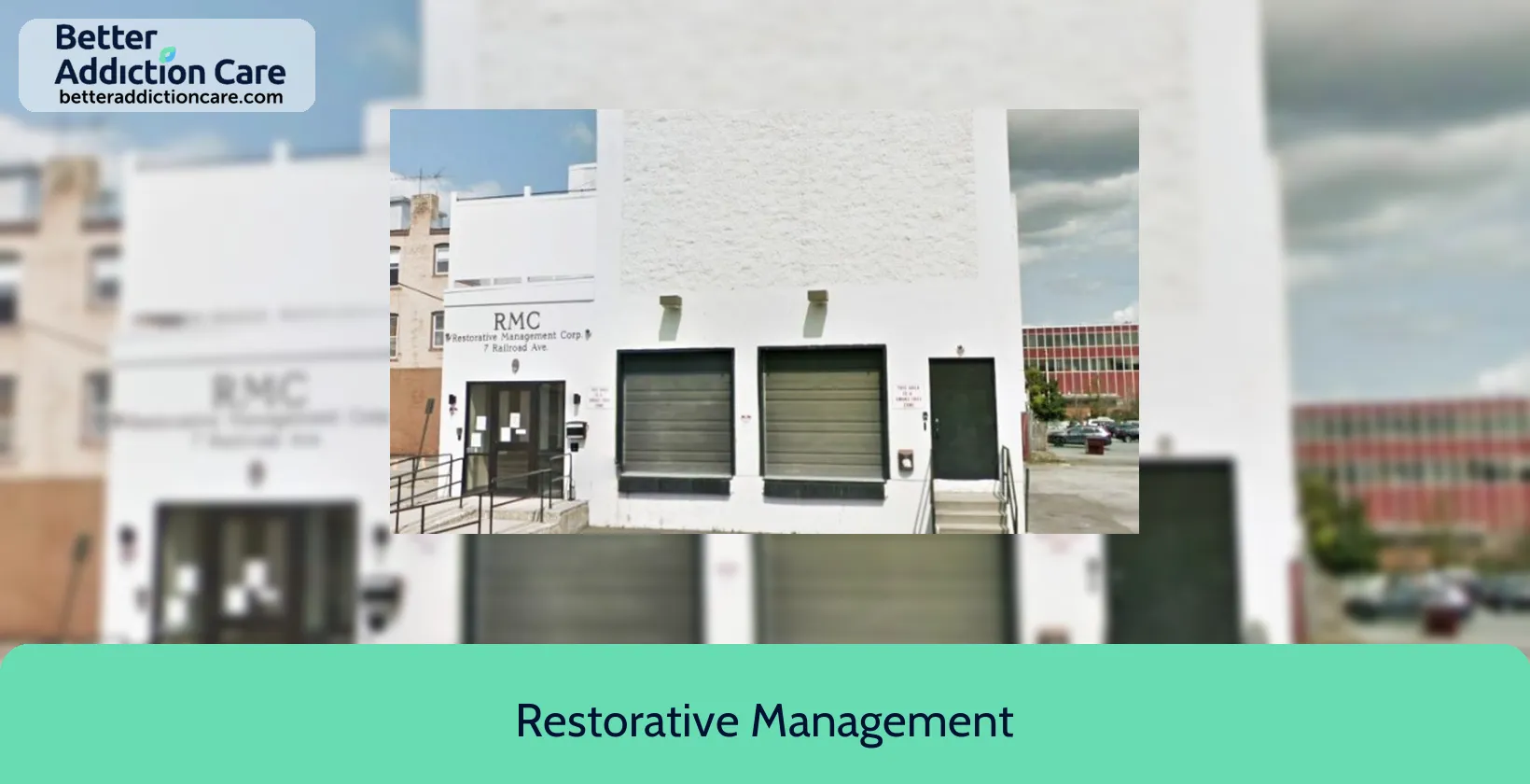 Restorative Management 7 Railroad Avenue 1 Restorative Management 7 Railroad Avenue 1