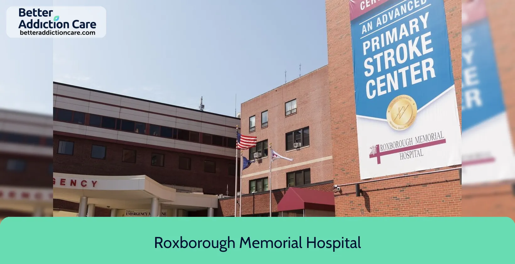 Roxborough Memorial Hospital 5800 Ridge Avenue 1 Roxborough Memorial Hospital 5800 Ridge Avenue 1