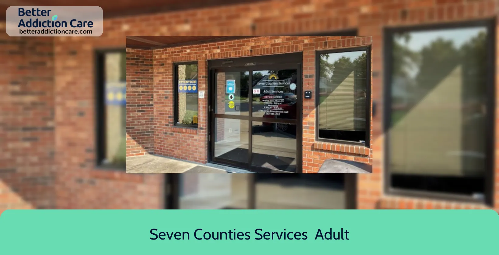 Seven Counties Services 2105 Crums Lane 1 Seven Counties Services 2105 Crums Lane 1